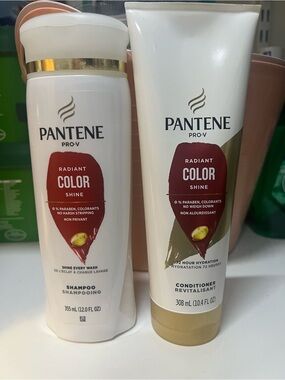 Pantene radiant color shine shampoo and conditioner